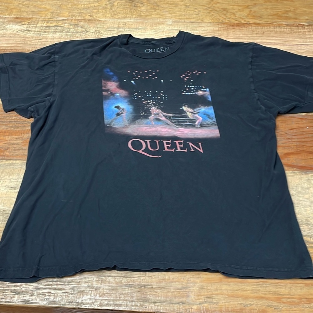 Queen Official Merch 2XL tshirt black concert streetwear